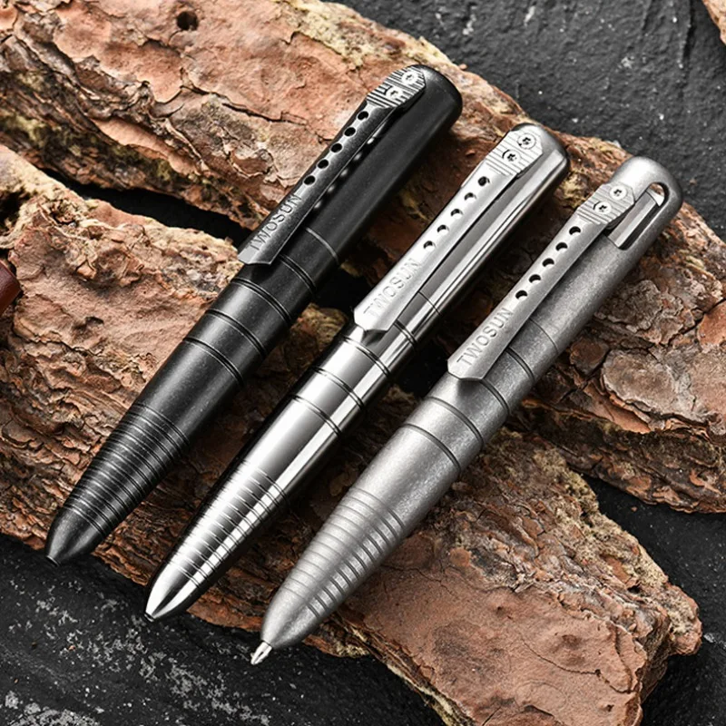 

﻿Titanium Alloy Ballpoint Pen Multifunctional EDC Tools Business Signature Pen Writing Gift Collection Writing Pen
