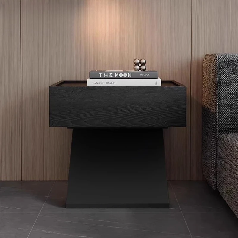 Minimalist Chic Nightstands Italian Wooden Bedroom Modern Nightstands Luxury Design Mesita De Noche Dormitorio House Furniture