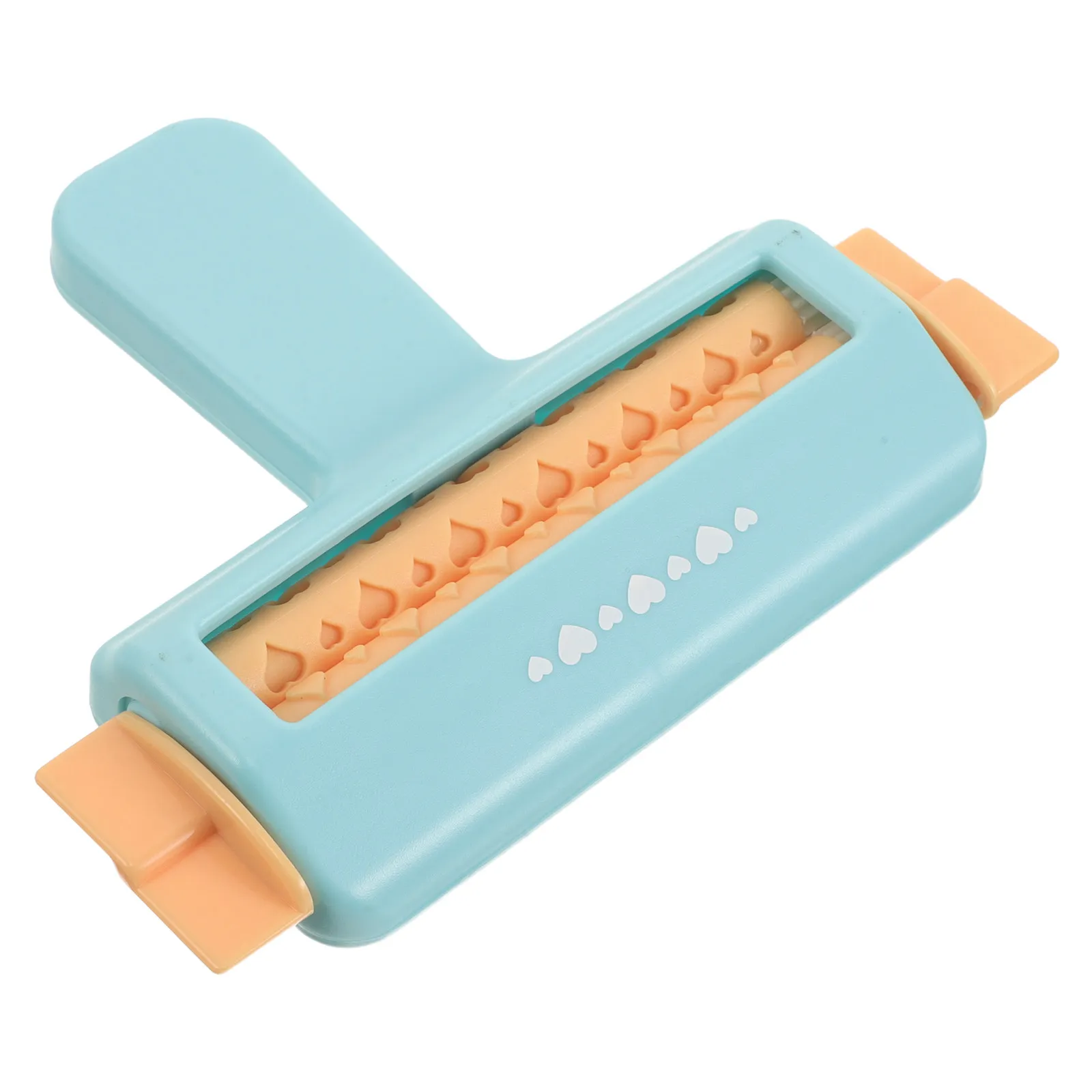 Heart Shape Paper Crimper Tool Manual Chip Bag Sealing Craft Roller Decorative Edge Creaser DIY Quilling Scrapbook Paper Craft