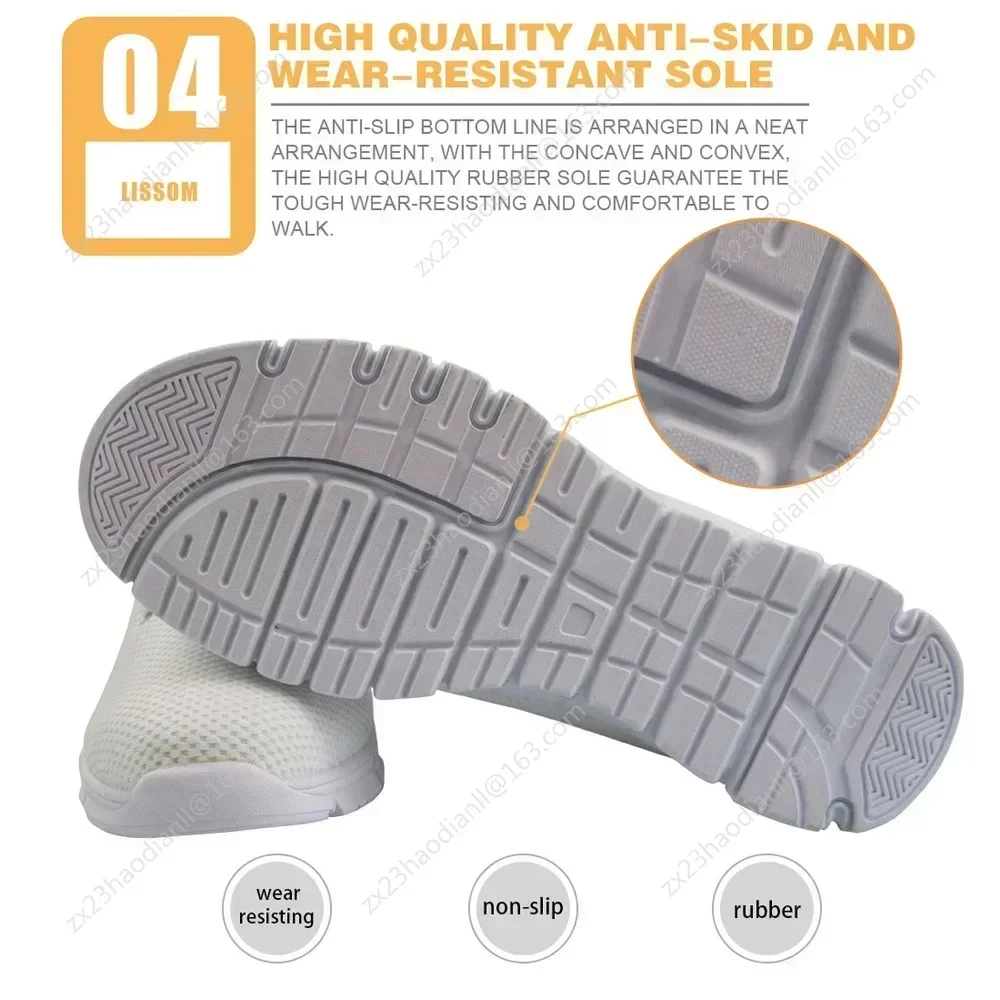 Piano Keyboard Printed Casual Sneaker Shoes Men Breathable Man Flat Shoes Fashion Music Note Design Mesh Shoes Male 5