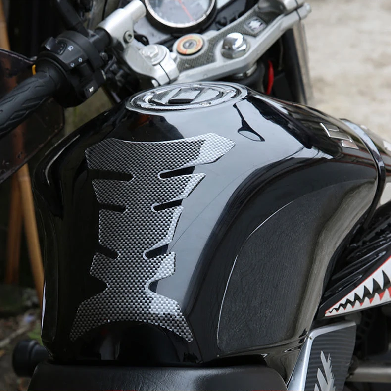 Carbon Universal Motorcycle Tank Pad Protector Sticker 3d Decal For Yamaha Honda Kawasaki Ktm Bmw Ducati Suzuki