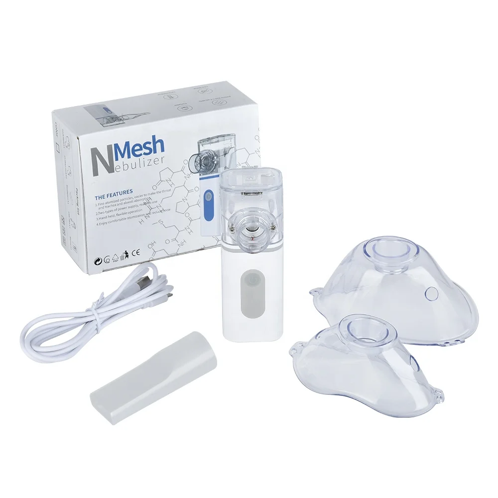 Medical MINI Pocket Portable Mesh Nebulizer Ultrasonic For Infant Child Adult High Quality Medical Atomizer Machine For Home Use