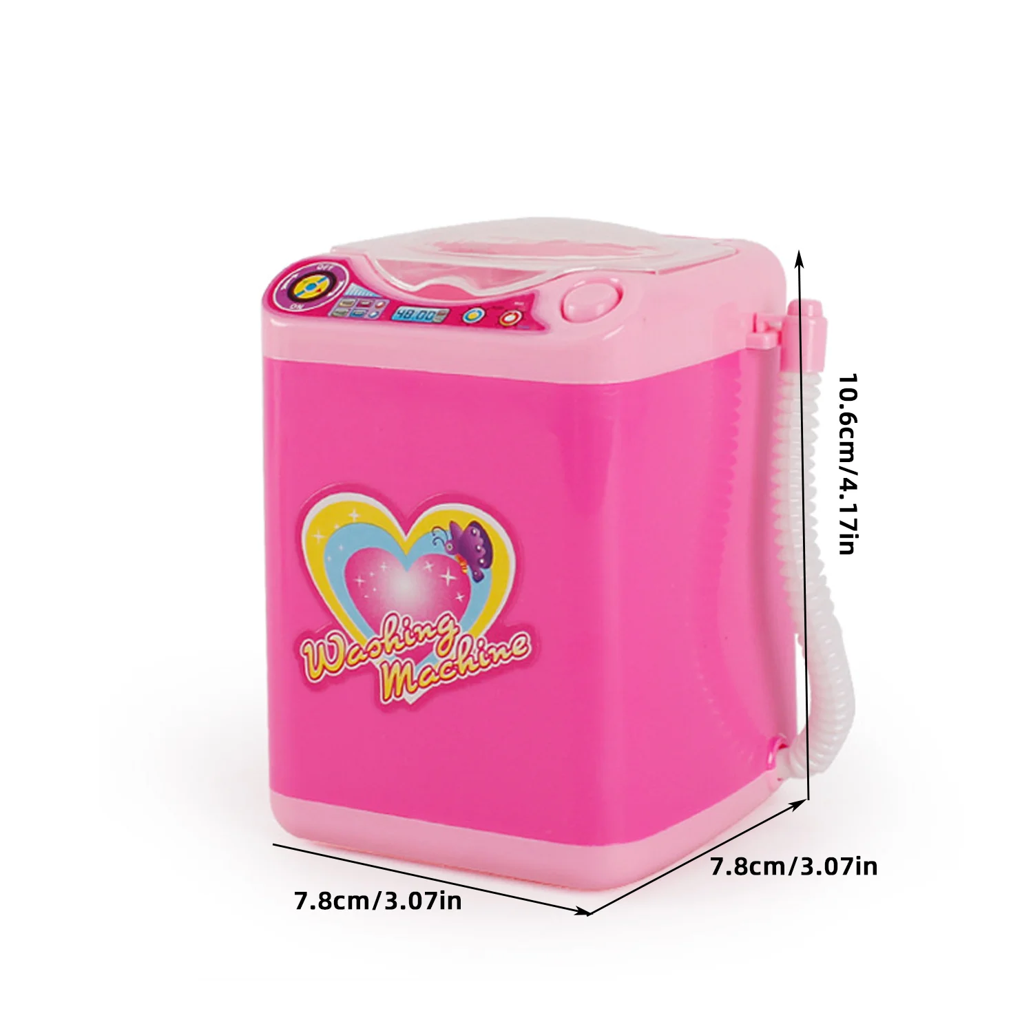 Washing Machine Toy Mini Electric Makeup Brush Cleaner Automatic Cleaning Washing Machine Play Home Toy Washing Machine