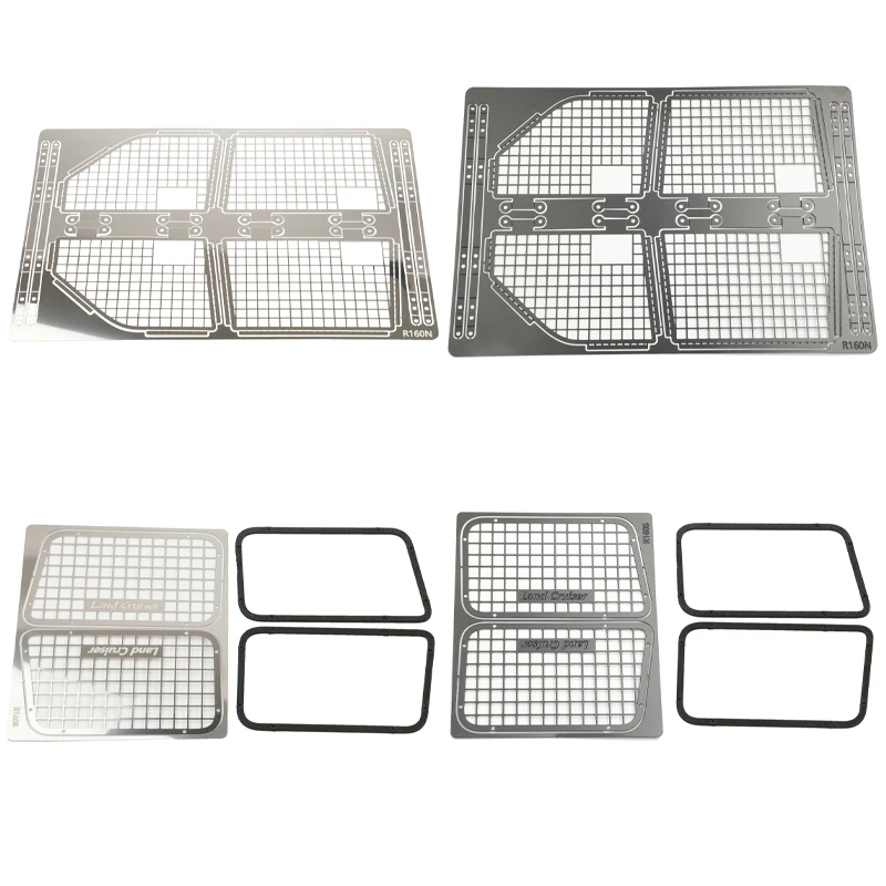 Simulated Stainless Steel Folding Protective Net for 1/10 FMS FCX10 LC80 Accessories