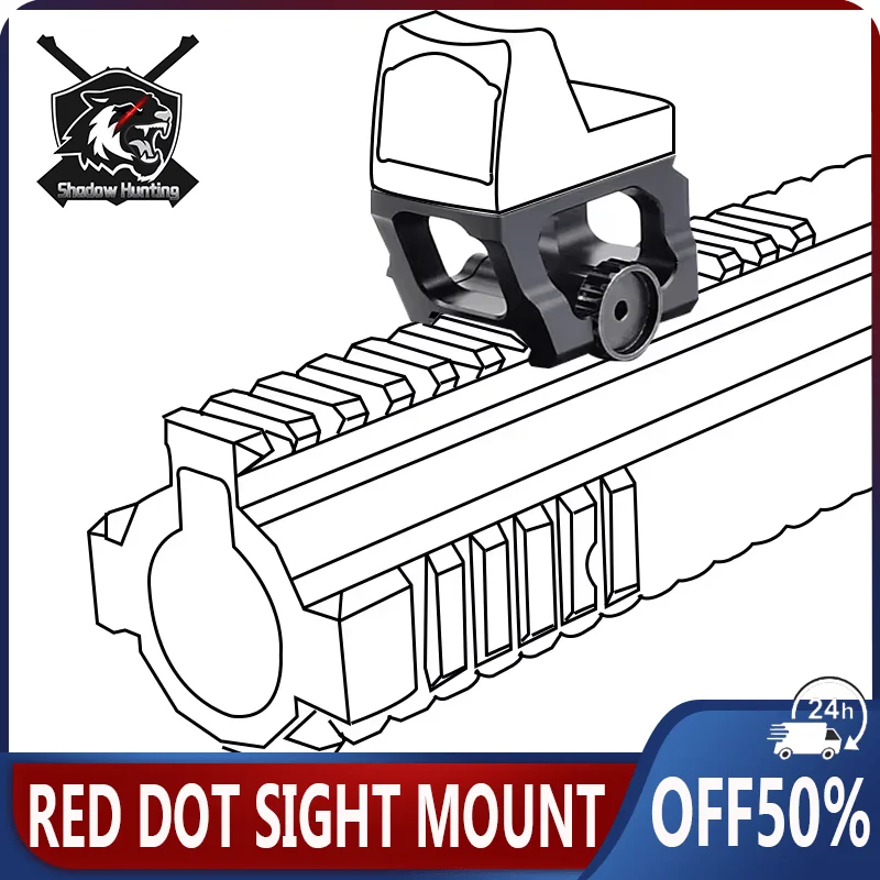 

WADSN LEAP 04 RMR Metal Red Dot Sight Base Riser Mount For Picatinny Fit 20mm rail Hunting Weapon Tactical Airsoft Accessories