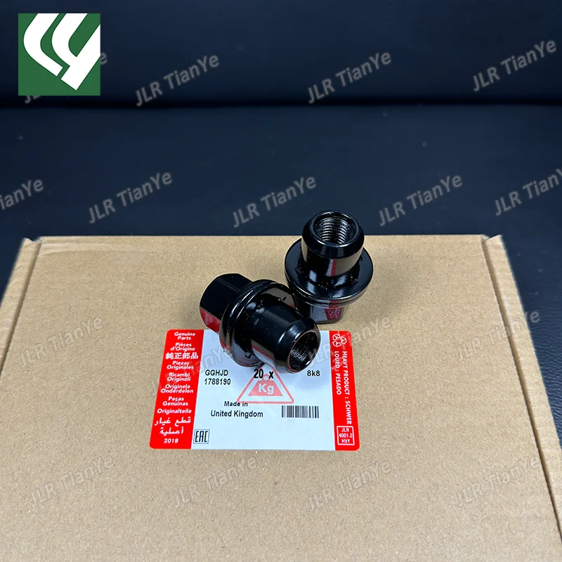 Fotografia 5: X20pc adequado para range rover discovery 3/4/5 porca de cubo de roda preta versão reforçada de liga forjada lr056214 lr068126