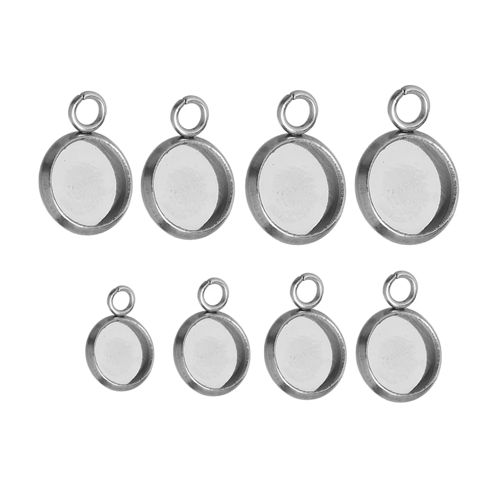 

40pcs Stainless Pendants for DIY Necklace Earrings Charm Set Silver Jewelry Jewelry Making Pendants Making Accessories