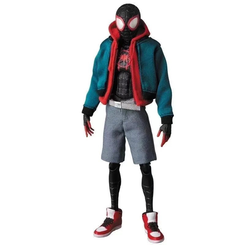 Action Spiderman Miles Morales Action Figure Collection MAF107 Marvel Spider-Man nel Spider Verse Figures Model Toys