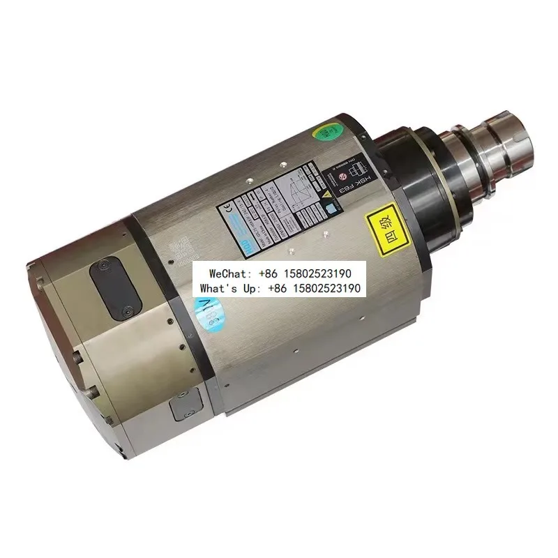 VFD Drive 24000rpm Water Cooled Atc Spindle  12KW ATC HSK F63 Spindle Motor for Cnc Router