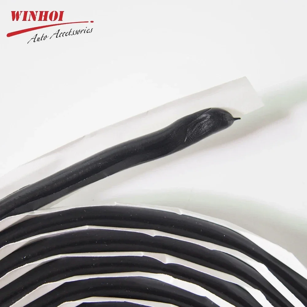 4m Butyl Sealant Tape Car Headlight Butyl Rubber Seal Strip for Installing Car Part, Windows, Doors and Windshield Sealing