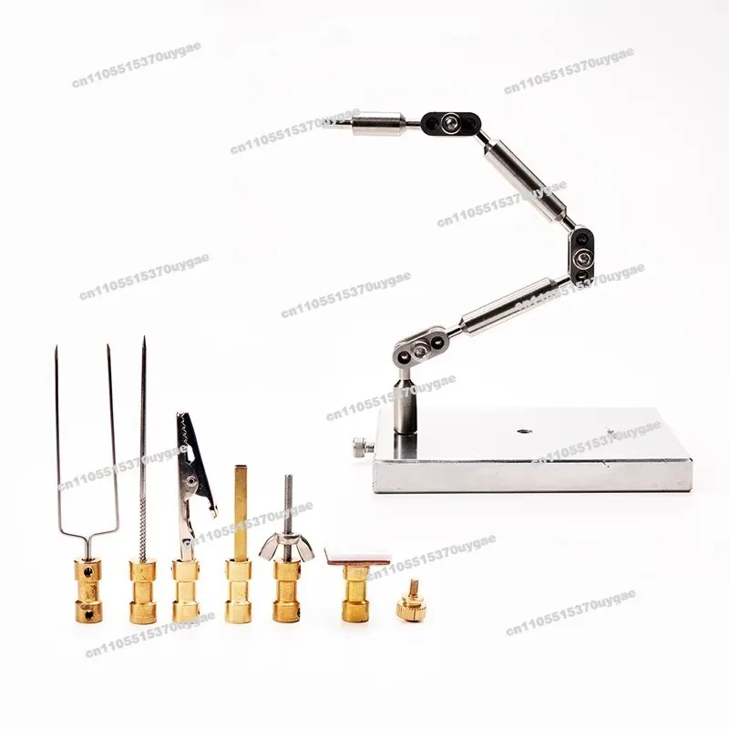 FOR Square Seat Bracket Flexible Universal Adjustable Stainless Steel Doll Holder Model Props