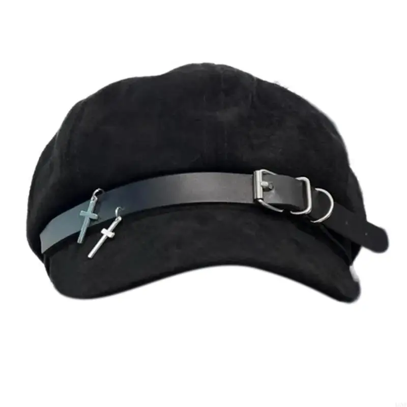 قبعة رسام للفتيات من Y3NE، قبعة فرنسية لطيفة للفتيات، قبعة للتصوير الفوتوغرافي للثقافات الفرعية #3