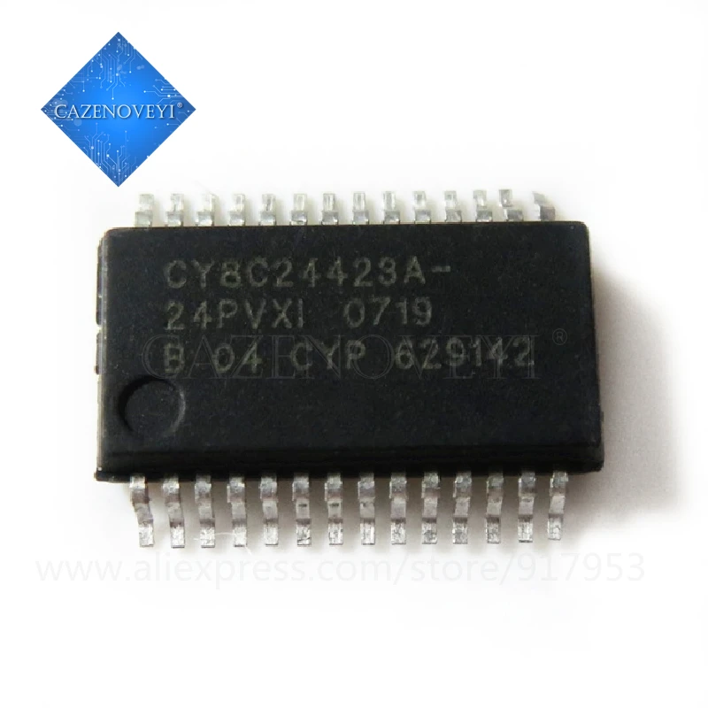 5pcs/lot CY8C24423A-24PVXI CY8C24423A SSOP-28 In Stock