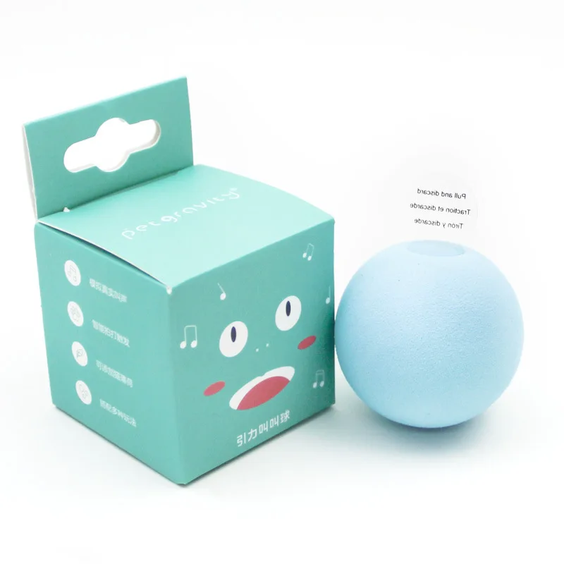 Smart Katze Spielzeug Interaktive Ball Plüsch Elektrische Katzenminze Training Spielzeug Kätzchen Touch Sounding Haustier Produkt Quietschen Spielzeug Ball Katze Supplie