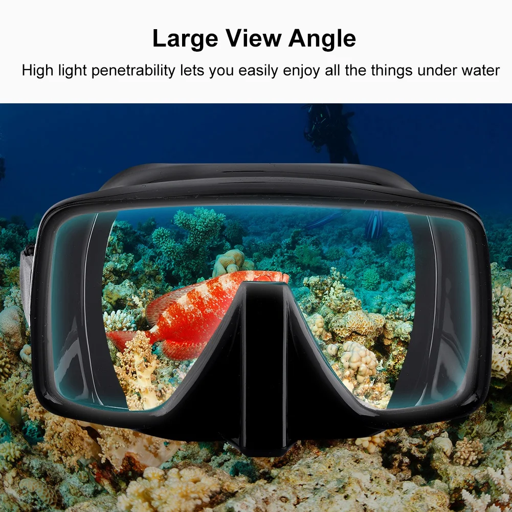 Diving Mask Adjustable Silicone Snorkeling Mask Swimming Googles Salvage Glasses Professional Diving Equipment for Water Sports