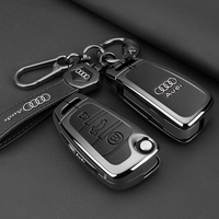 High-End Car Key Cover Protecter Case  For Audi A1 A3 8P A4 A5 A6 C7 A7 S3 S7 S8 R8 Q2 Q3 Q5 Q7 Q8 SQ5 TT RS3 RS6 Accessories