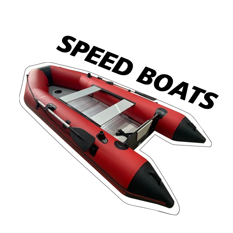 6 أشخاص الألومنيوم الطابق قارب الاعتداء قابل للنفخ 10.8ft PVC Transom سرعة كاياك للإنقاذ في حالات الطوارئ الغوص