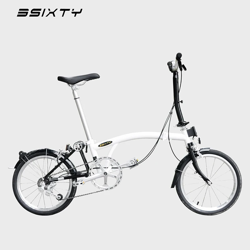 A great companion for urban travel,the City Travel Assistant for Brompton PLine 4speed 16inch folding bike can be quickly folded