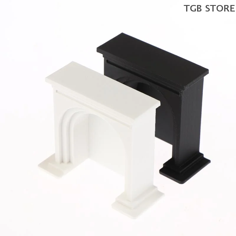 

1/12 Mini Fireplace Furniture Model Dollhouse Christmas Scene Decoration Accessories Children Pretend Play Toys