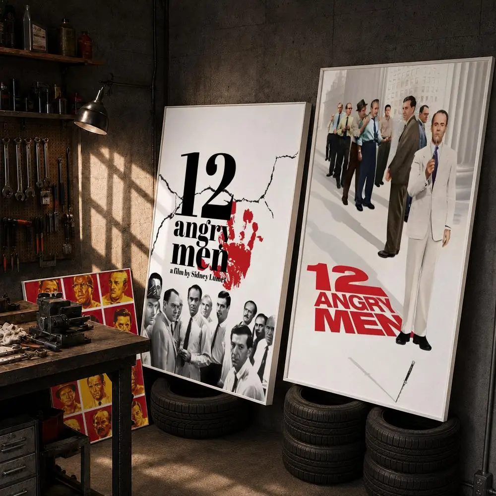 Film 12 Angry Men Poster HD Room Decor Home Decoration Interior Wall Art Printing Waterproof Garage Party BedRoom Gift