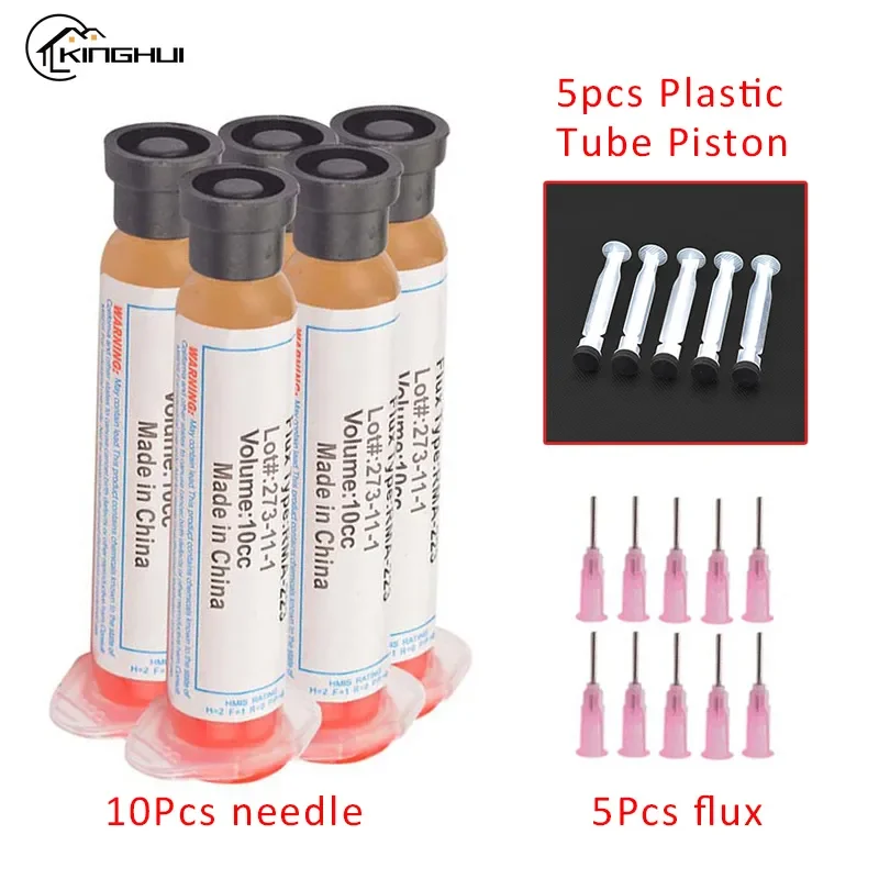 

10cc Flux For Soldering Solder Paste RMA223 RMA-223 Paste Grease For Chips Computer Phone LED BGA SMD PGA PCB DIY Repair Tool