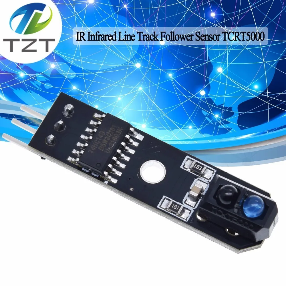 IR Infrared Line Track Follower Sensor TCRT5000 Obstacle Avoidanc For Arduino 1 channel tracing module AVR ARM PIC DC 5V