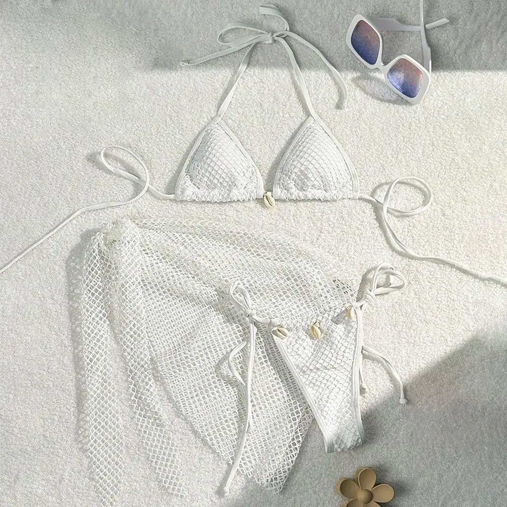 ชุดบิกินี่ตาข่าย ชุดว่ายน้ําลําลอง เหมาะสําหรับสวมใส่ทุกวัน ความยืดหยุ่นปานกลาง เหมาะสําหรับวันหยุดสําหรับชมรมสําหรับวันหยุด