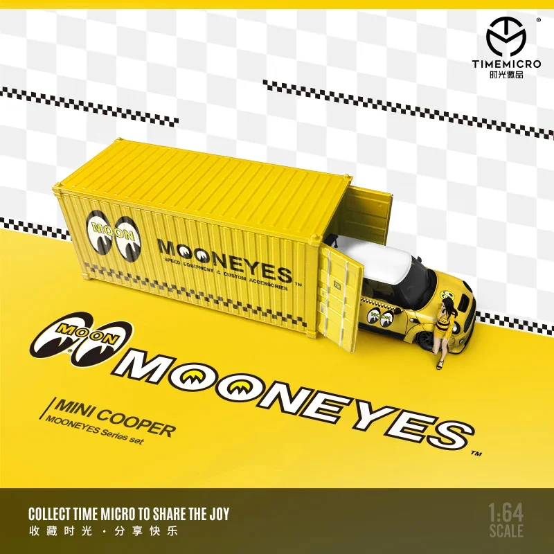 

TM в наличии 1:64 LBWK R56 MOONEYE, литый под давлением, модель автомобиля, игрушки, время, микро