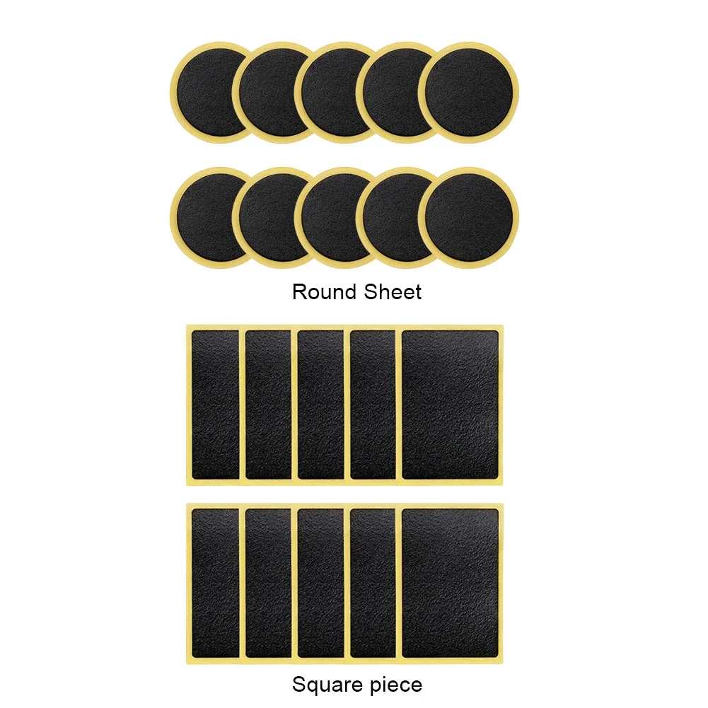10PCS Tyre Protection Patch Adhesive Bicycle Glue-Free Tire Patches Quick Repairing Bicycle Tire Repair Patches Bike Accessories