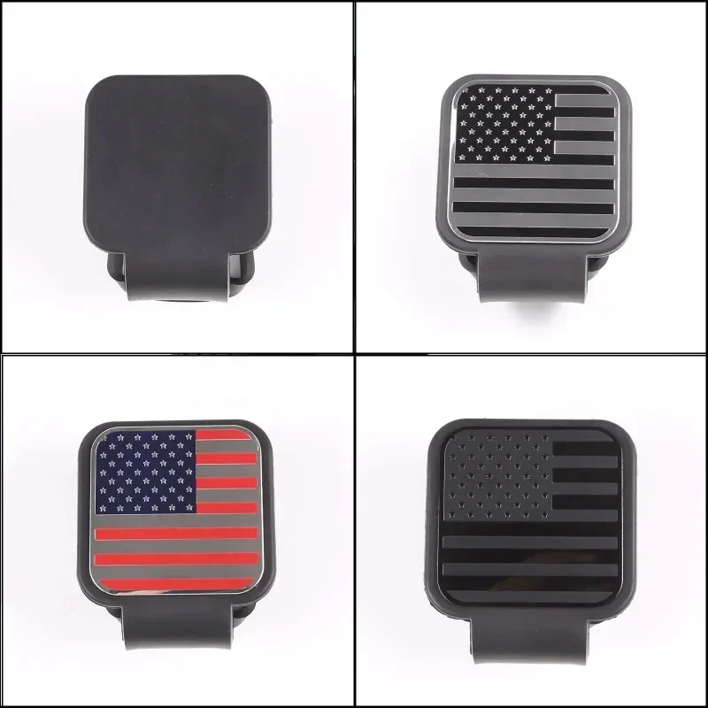 Two Inch Trailer Hitch Receiver Cover Plug Waterproof Tube Cap Protector Dustproof Trailer Hitch Cover Receiver Auto Square Plug