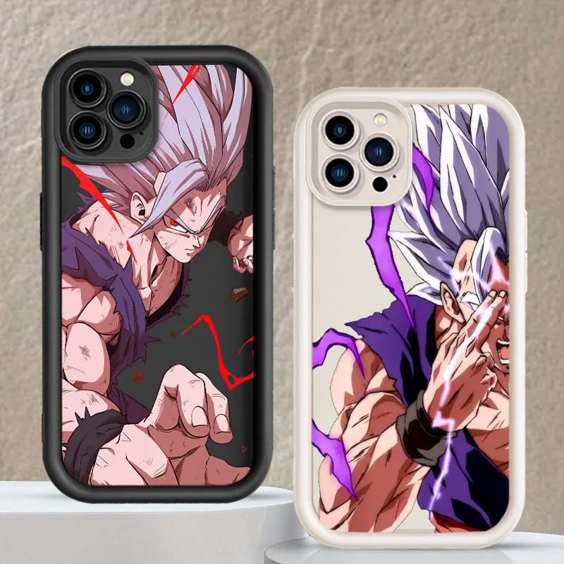 

D-Dragon Ball Cool Goku Anime For Apple iPhone 17 16 15 14 13 12 11 Plus Pro Max Eye Ladder Phone Case Cover