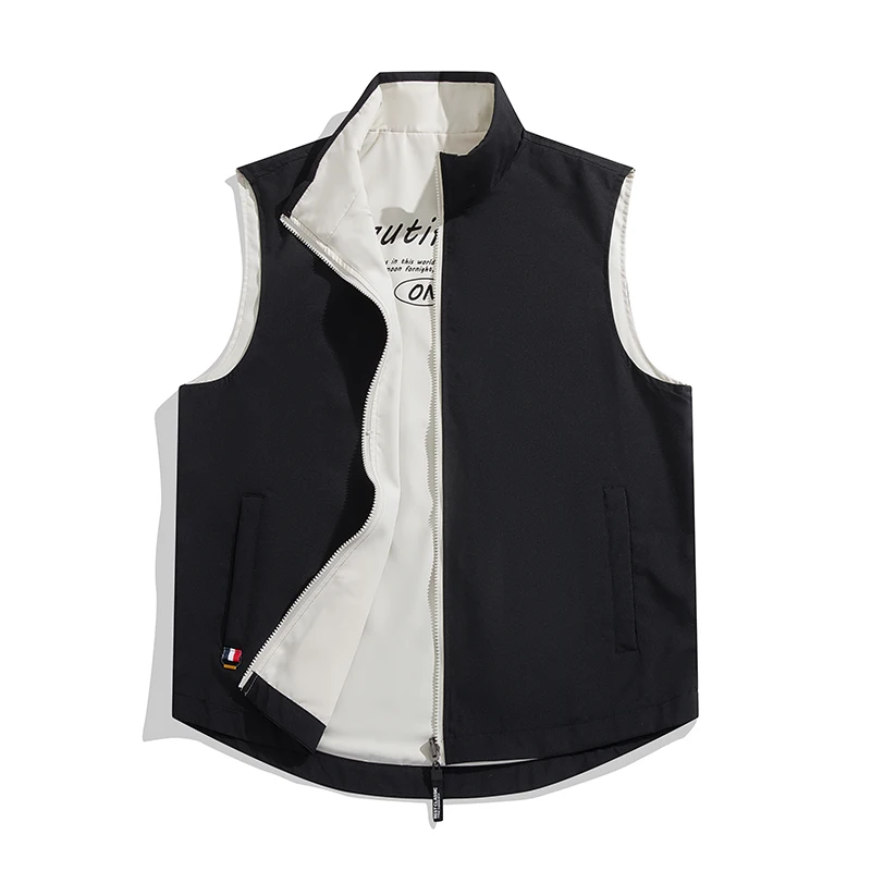 New Unisex Vests Spring Reversible Outdoor Vest Jacket 2026 Summer Tactical Windbreaker Hunting Camping Fishing Waterproof Coat