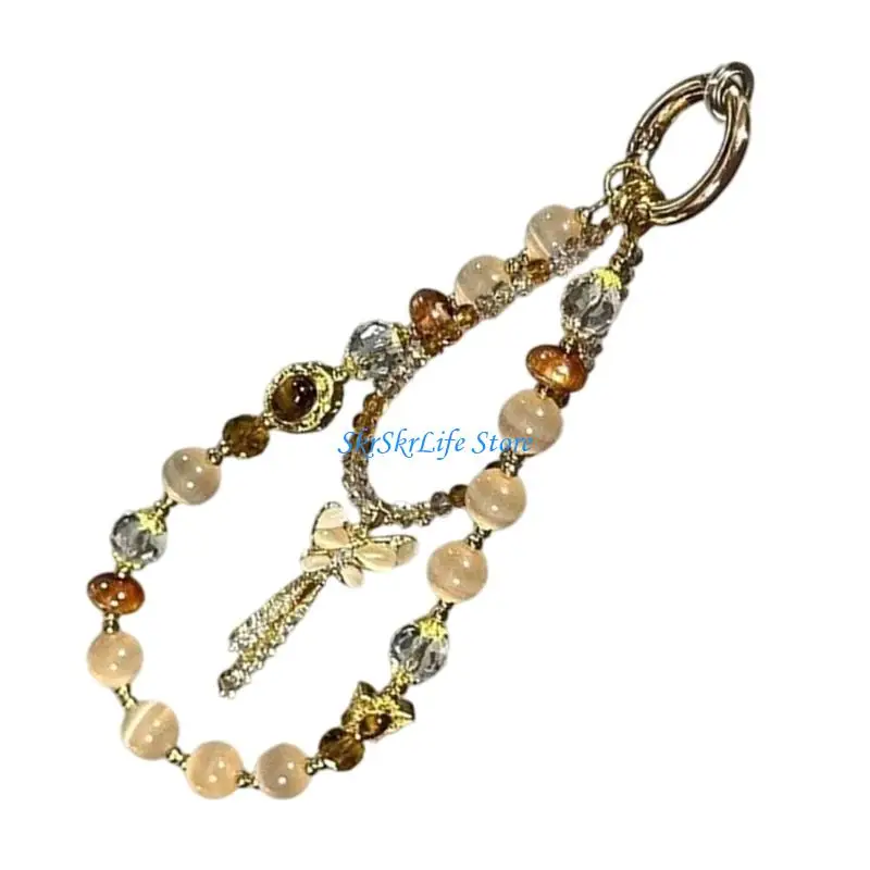 E65E Phone Chain Strap Antiloss Pendant Jewelry Telephone Lanyard Keychain for Women