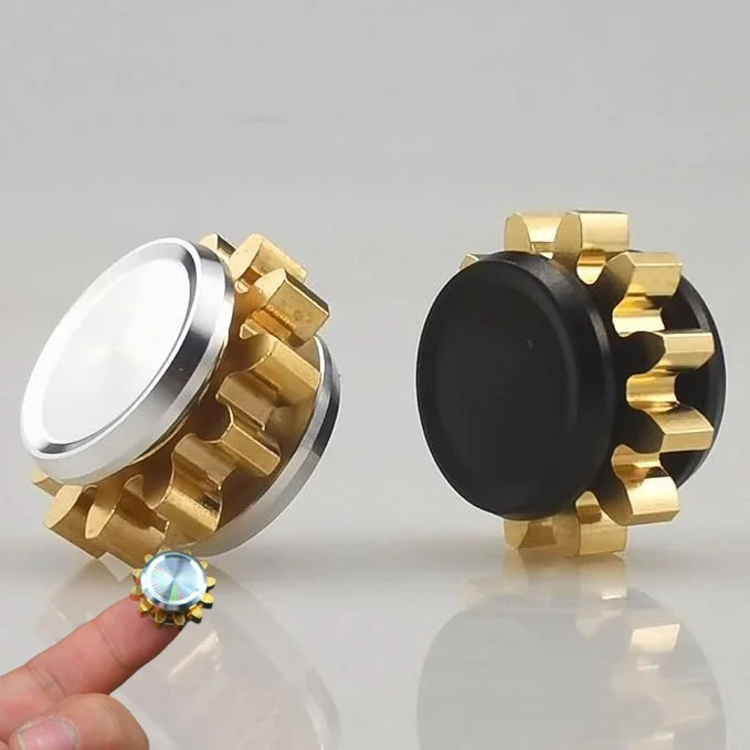 Mini Fingertip Gyroscope Children's Toy Adult Boys Stress Relieving Finger Gyroscope Spinning Metal Elementary School Students