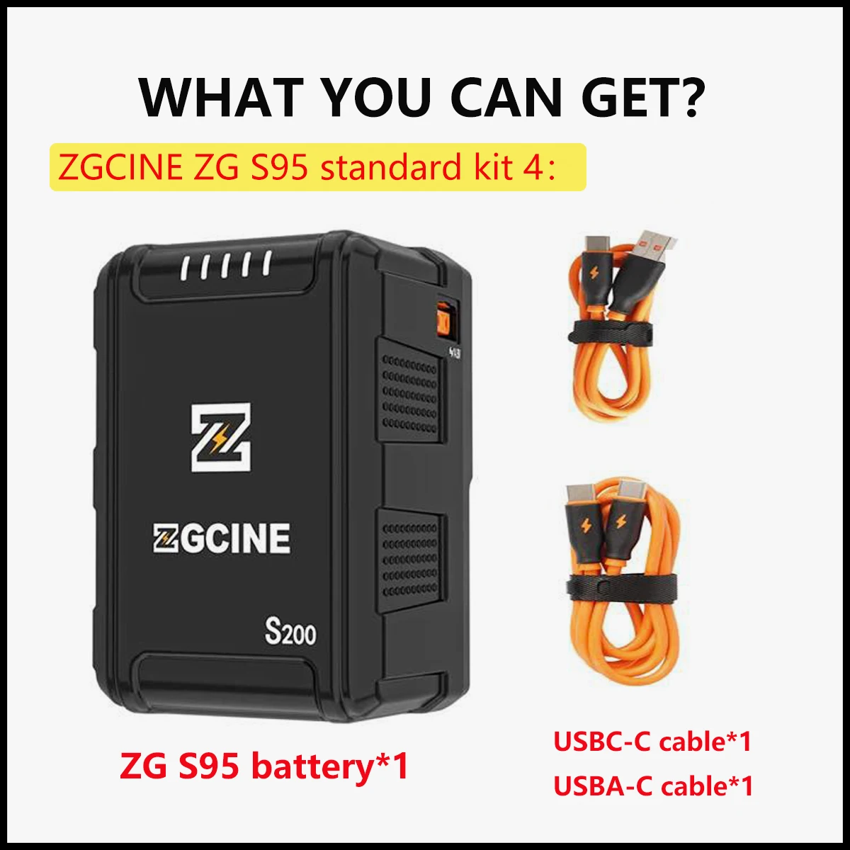 ZGCINE ZG-V99 V160 V50 S95 S150 S200 X50 X99 X160 V-Mount Battery V-Lock Battery for Aputure Godox LED Light Sony Canon Camera image 3