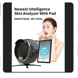 3D Skin Scanner Care Facial Analyzer Monitor Machine Magic Mirror Portable Testing English Detector Face Camera Test Analysis