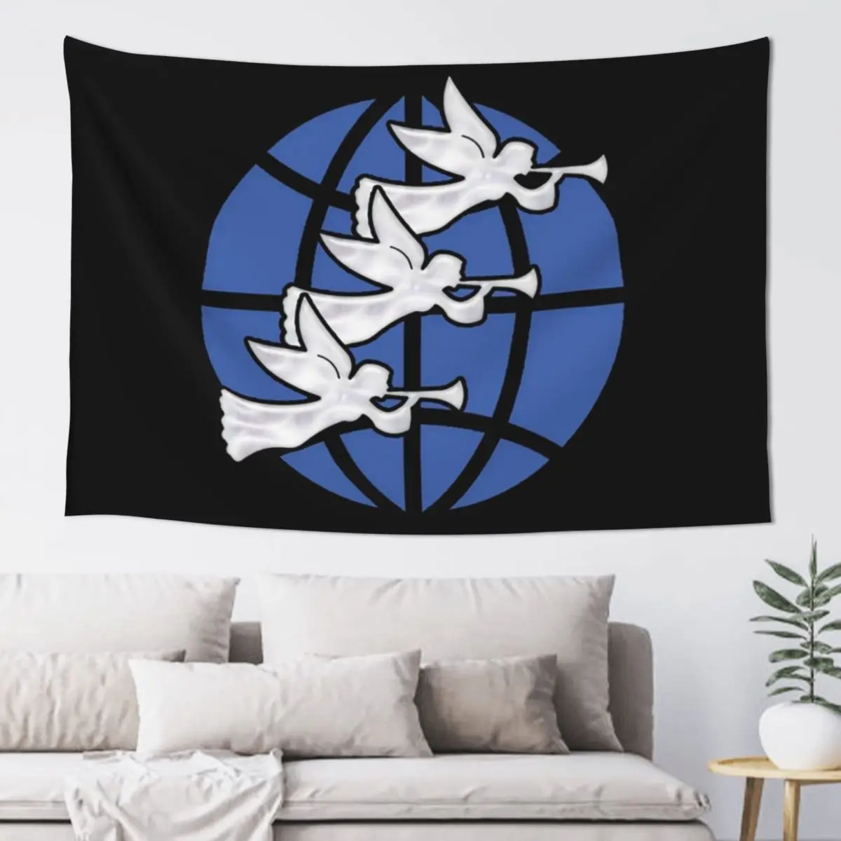 

Seventh-Day Adventist Three Angels Message [ Tell the World ] Tapestry Wall Carpet Decor For Bedroom Tapestry