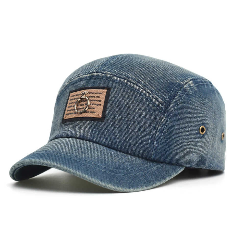 primavera-verao-vintage-lavado-denim-aba-curta-bone-de-beisebol-masculino-feminino-moda-sol-pai-chapeu-ajustavel-estilo-caminhoneiro-baixo-perfil