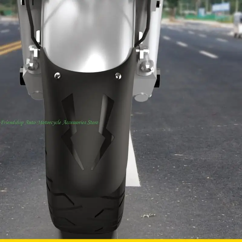 

SZCH Adjustable Motorcycle Front Long Mudguard for Engine and Body Shield Engine Protective Improved Bike Aesthetics
