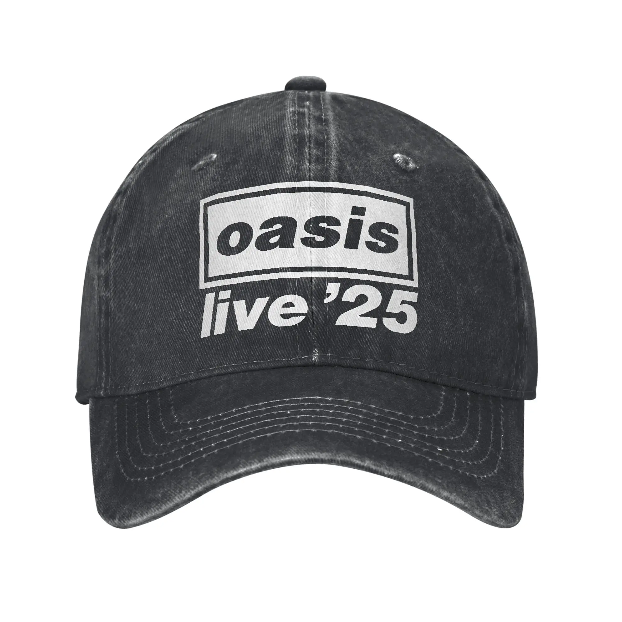 

Retro O-Oasis Rock Band Trucker Hat Merch For Men Women Baseball Caps Pop Music Vintage Headwear Cap Adjustable