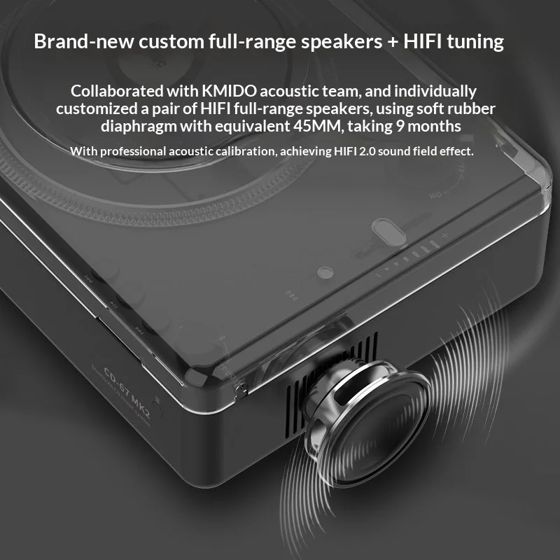 Panda CD-67 MK2 Hi-Fi Album CD Player Bluetooth Player All-in-One Speaker External Playback Disc Player