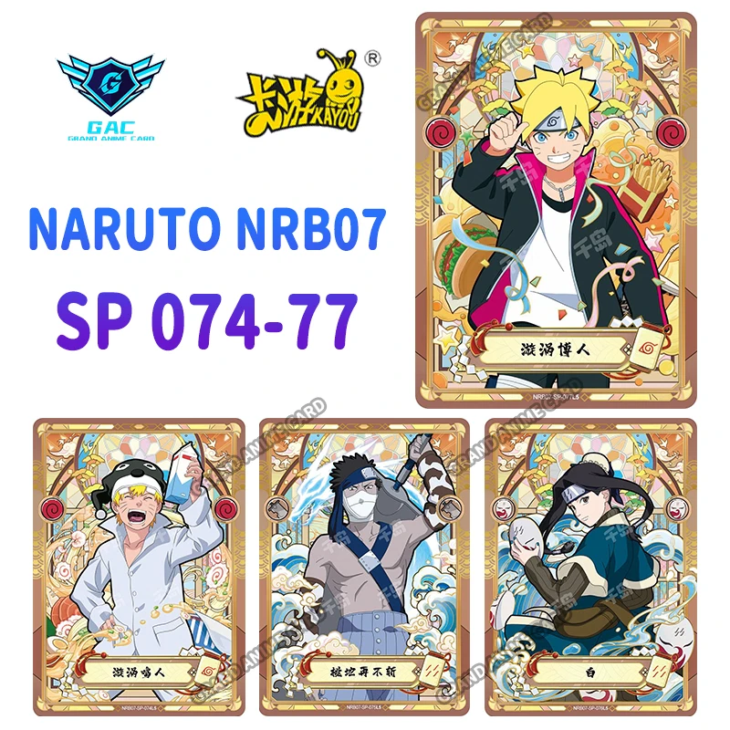 Kayou Naruto T4W6 T2W7 BP SP MR PU UR PTR SSR SR R Komplettset Anime Sammelkarte Uzumaki Sasuke Uchiha Seltene Karte Geschenkspielzeug