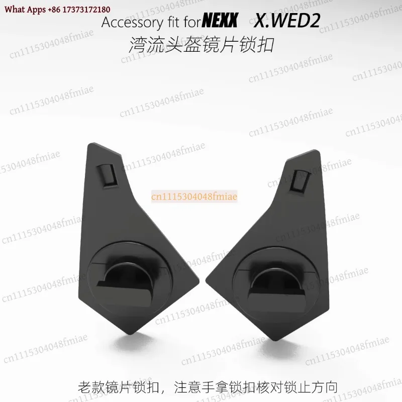 k3 2Pcs 3D Printed Visor Lock Buckle Replacement Parts for Motorcycle Helmet Face Shield Fastener Clip Snap Repair Accessories