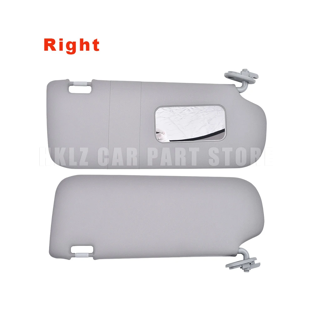 Car accessories OEM 852101J000 852201J000 New For Hyundai i20 MK1 Sun Visor Interior Sunshade With Makeup Mirror Gray Left Right