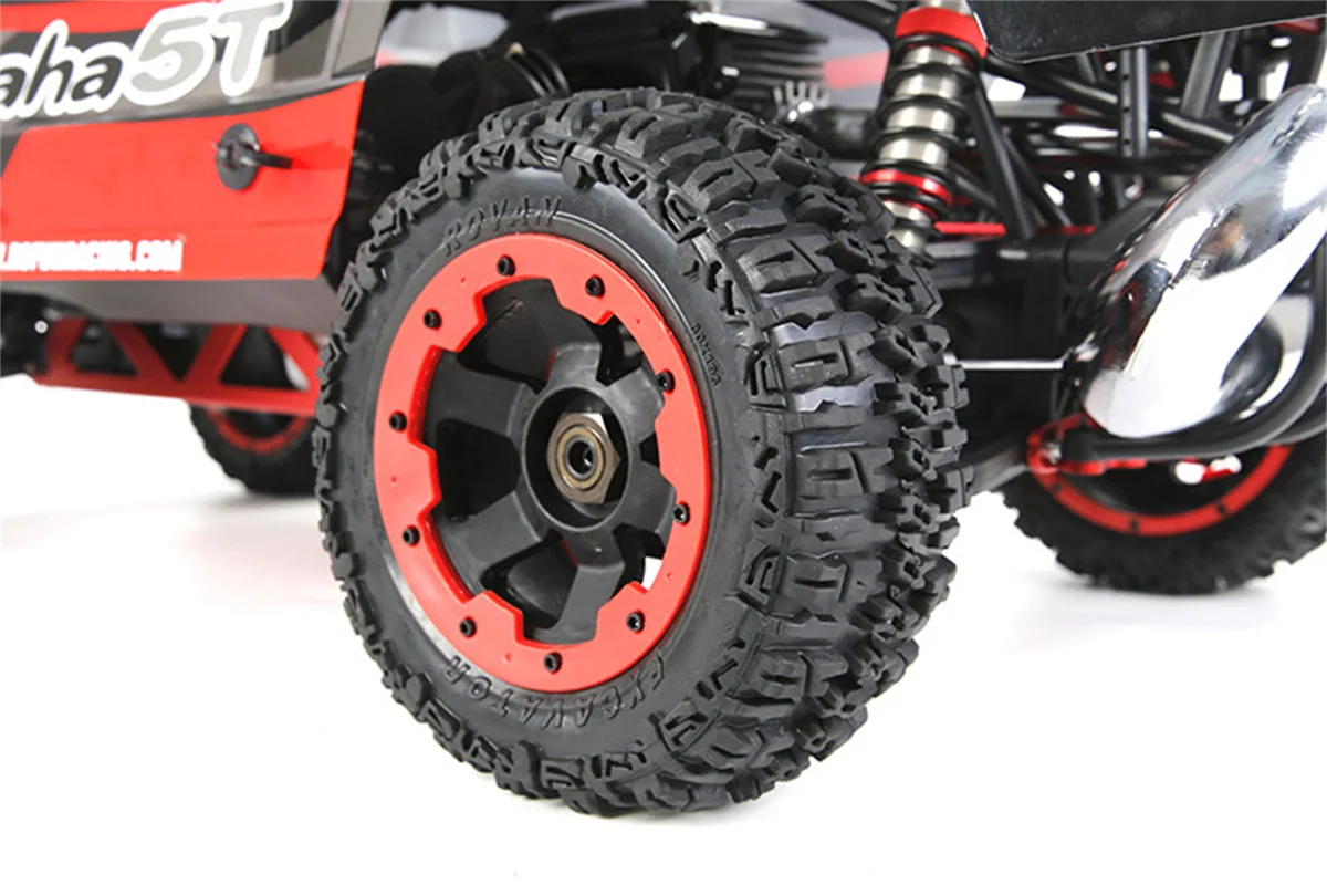 ROFUN 1/5 remote-controlled vehicle BAHA 5T/5SC/5FT wasteland tire assembly  set of four