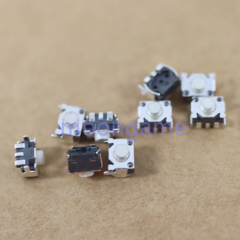2 uds pieza de repuesto Microinterruptor de botón izquierdo derecho para DS Lite NDSL NDSi NDSiXL L R interruptor de botón de disparo