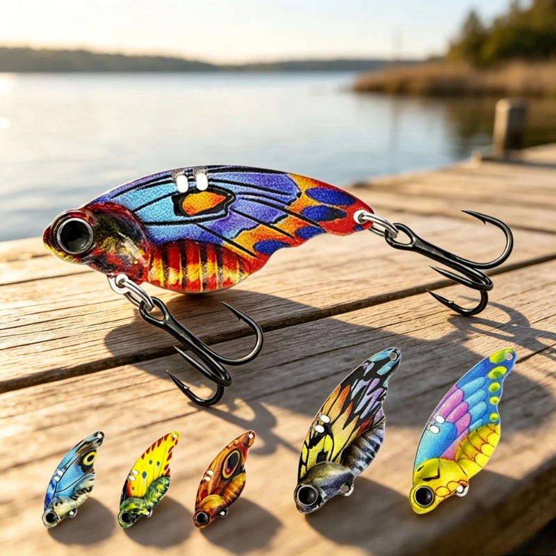 Fishing Lure Blade Bait - 버터플라이 VIB 낚시 루어 세트, 금속