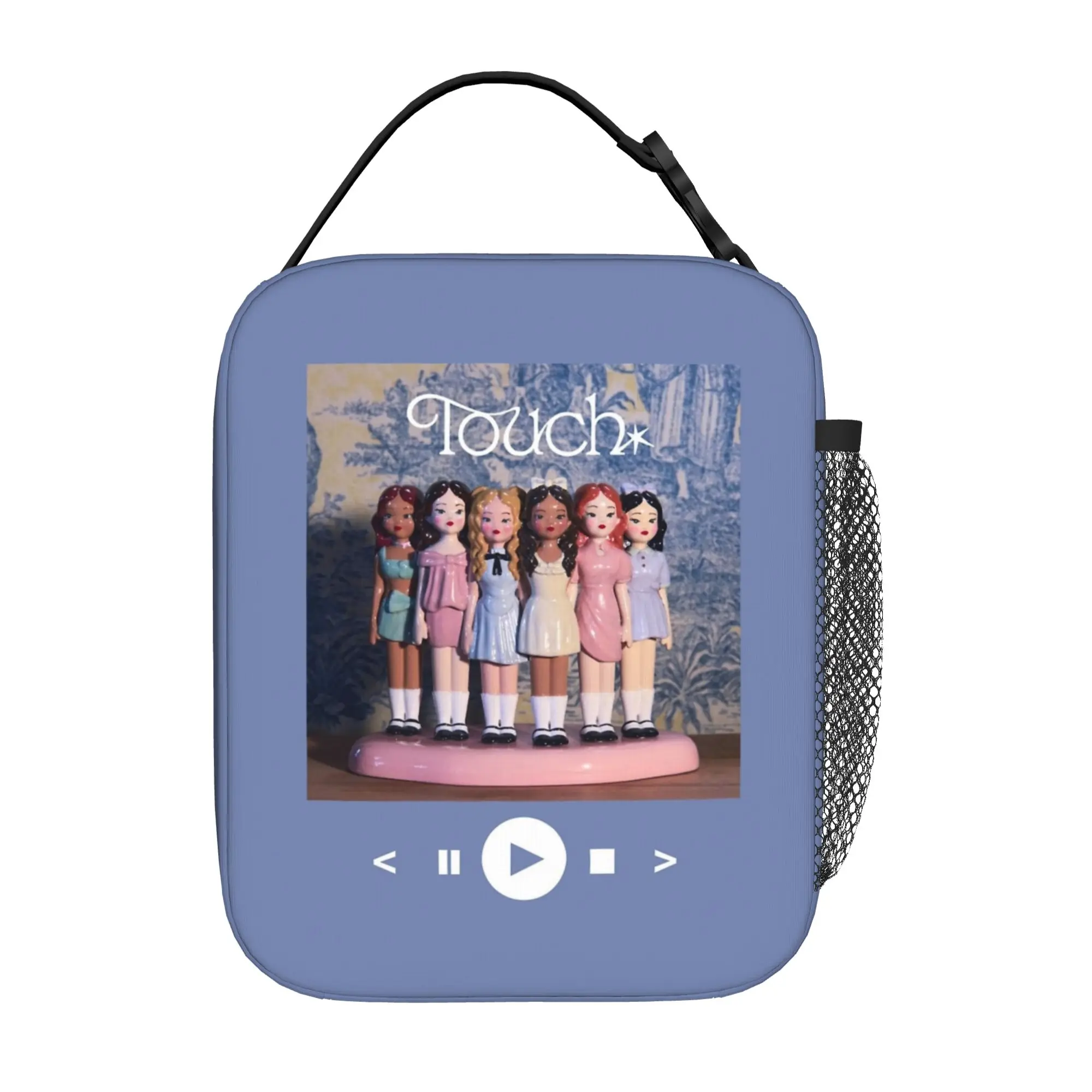 Katseyes Kpop Girl Group Thermal Insulated Lunch Bag for Work  Portable Food Container Bags Thermal Cooler Lunch Box