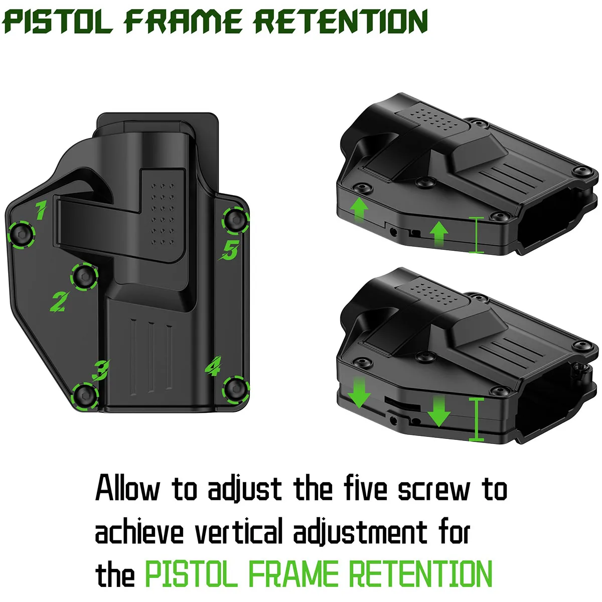 حافظة مسدس تكتيكية حافظة عالمية مدمجة ملحقات Airsoft لـ S&W Sig Sauer Ruger Taurus Beretta CZ Walther #4