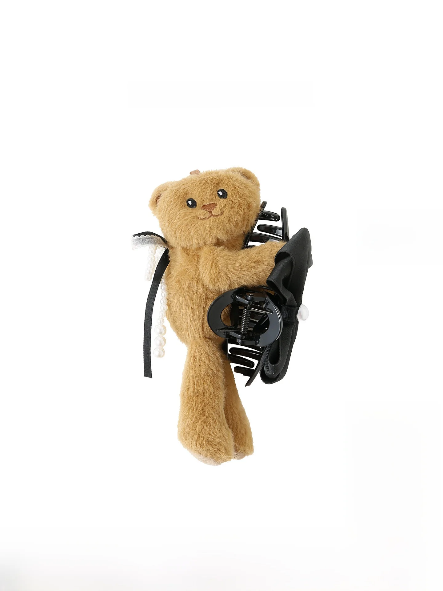 noisy-teddy-cute-cartoon-bear-hair-clip-shark-clamp-bow-tie-girls-heart-high-aesthetic-value-summer-new-arrival-fashion-acces